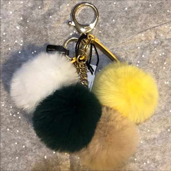Kate Landry Accessories - Kate Landry 4 Pom Key Fob / Purse Charm